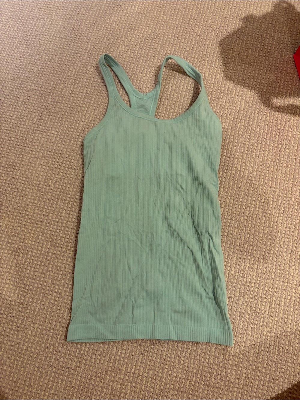 lululemon athletica Ribbed Racerback Tank - Sage Green